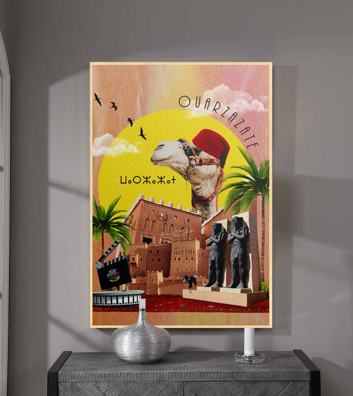 Ouarzazate - signé par l'artiste Kawtar BRZ. – Massinart