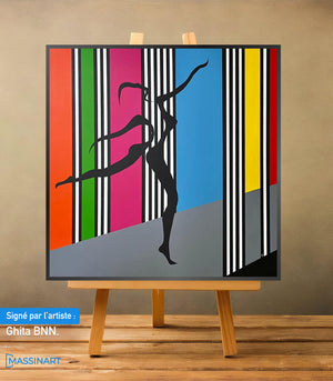 Danseuse - signé par l'artiste Ghita BNN.
