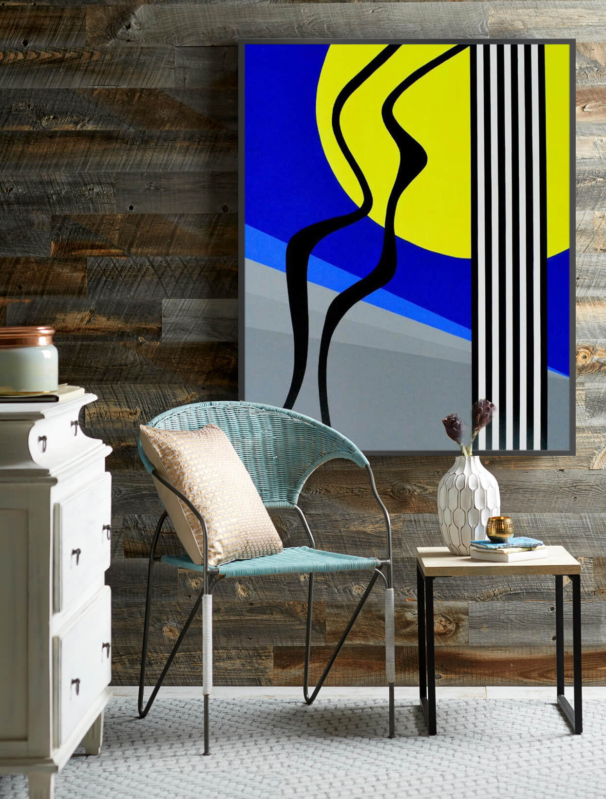 La Sirène - signé par l'artiste Ghita BNN.