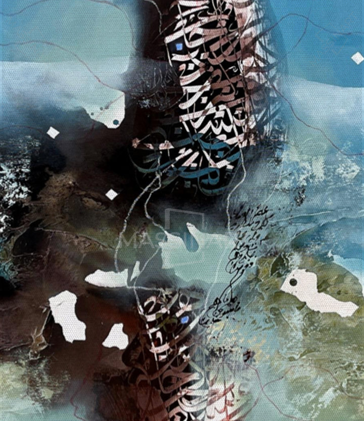 Ocean Tones 20- Tableau original signé par l'artiste Abdelkader K. – Massinart