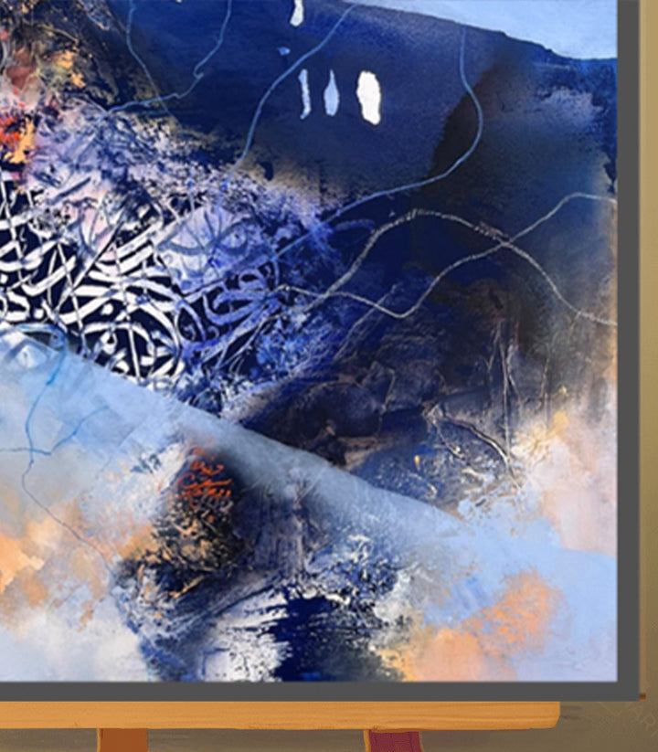 Ocean Tones 21- Tableau original signé par l'artiste Abdelkader K. – Massinart