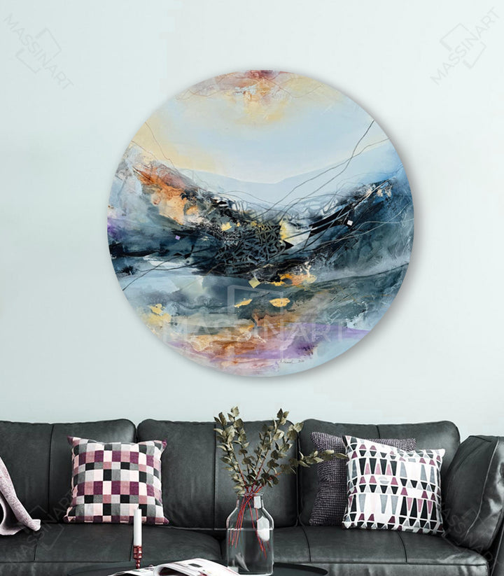 Untitled 2 - Tableau original signé par l'artiste Abdelkader K. – Massinart