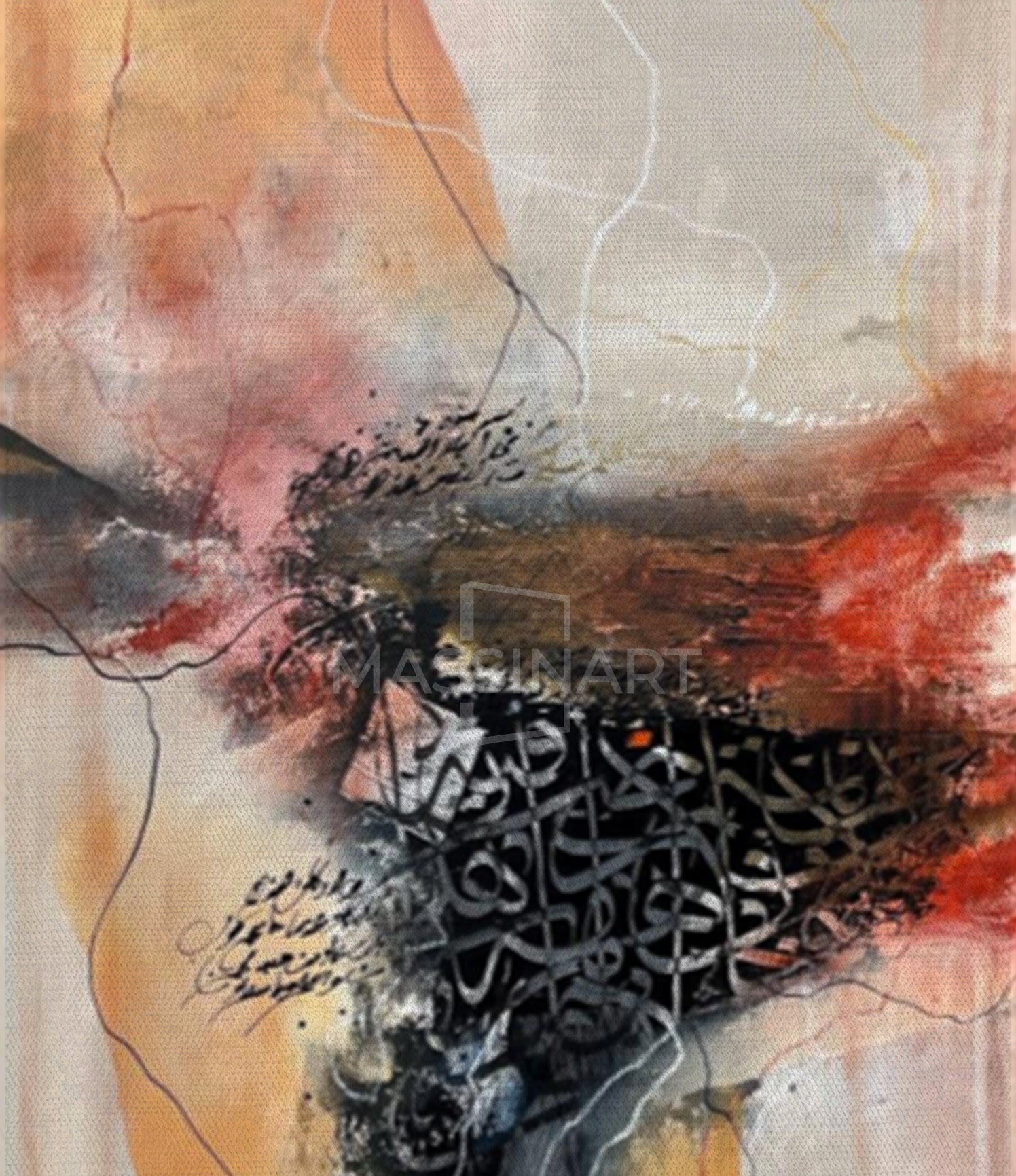 Passion 3 - Tableau original signé par l'artiste Abdelkader K.