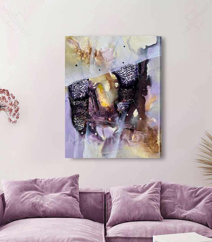 OCEAN TONES 16 - Tableau original signé par l'artiste Abdelkader K. – Massinart