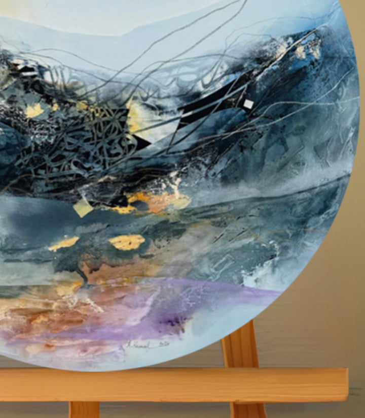 Untitled 2 - Tableau original signé par l'artiste Abdelkader K. – Massinart