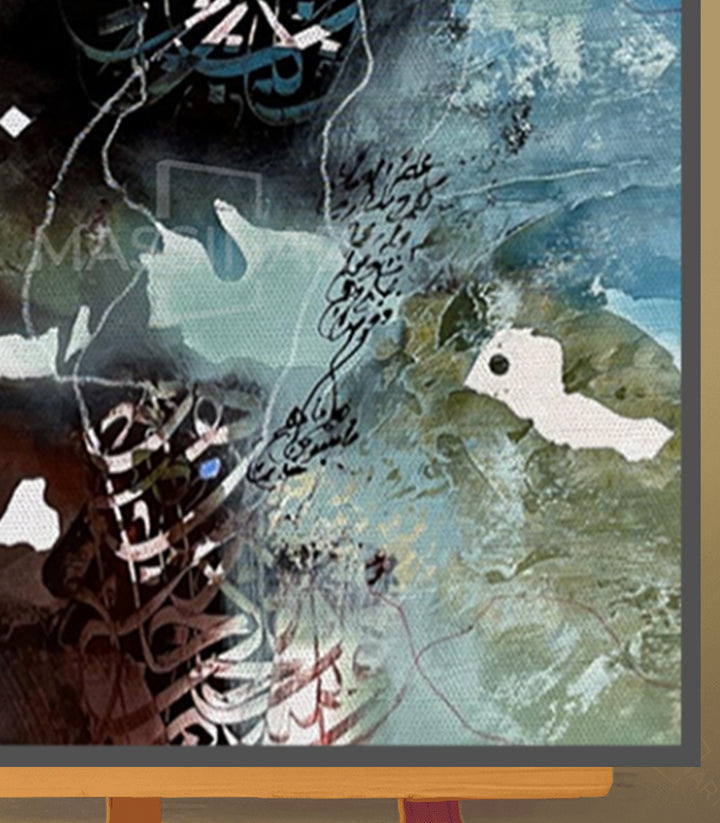Ocean Tones 20- Tableau original signé par l'artiste Abdelkader K. – Massinart