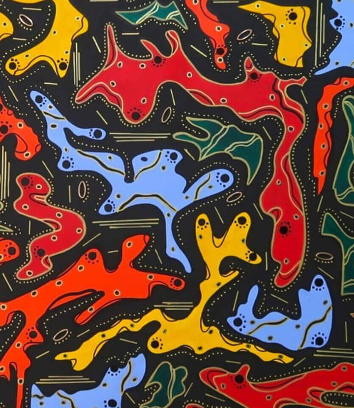 Harmonie en mouvement - signé par l'artiste Nada ZR. – Massinart