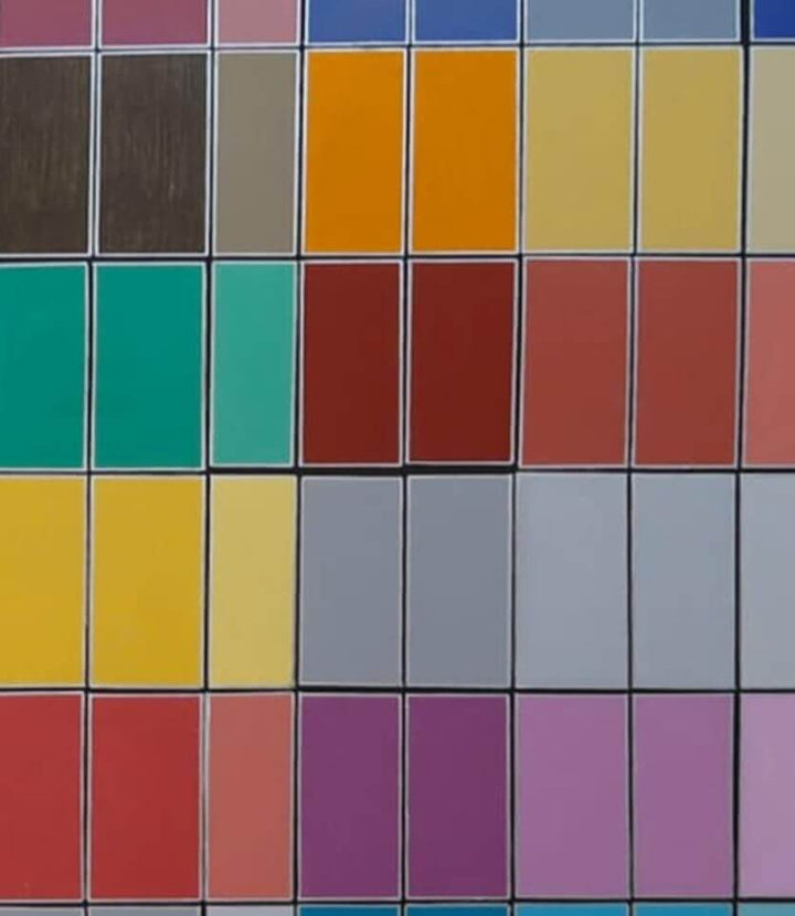 Harmonie rectangulaire - signé par l'artiste Nada ZR. – Massinart