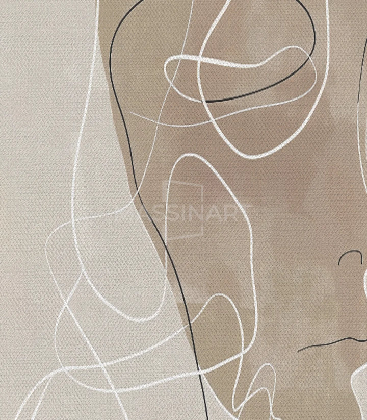 Tableau Nirvana style minimaliste chambre coucher design Massinart