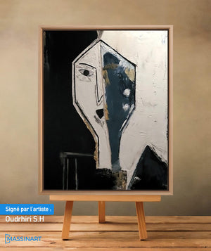 Quietude Dyptique - signé par l'artiste Oudrhiri S.H