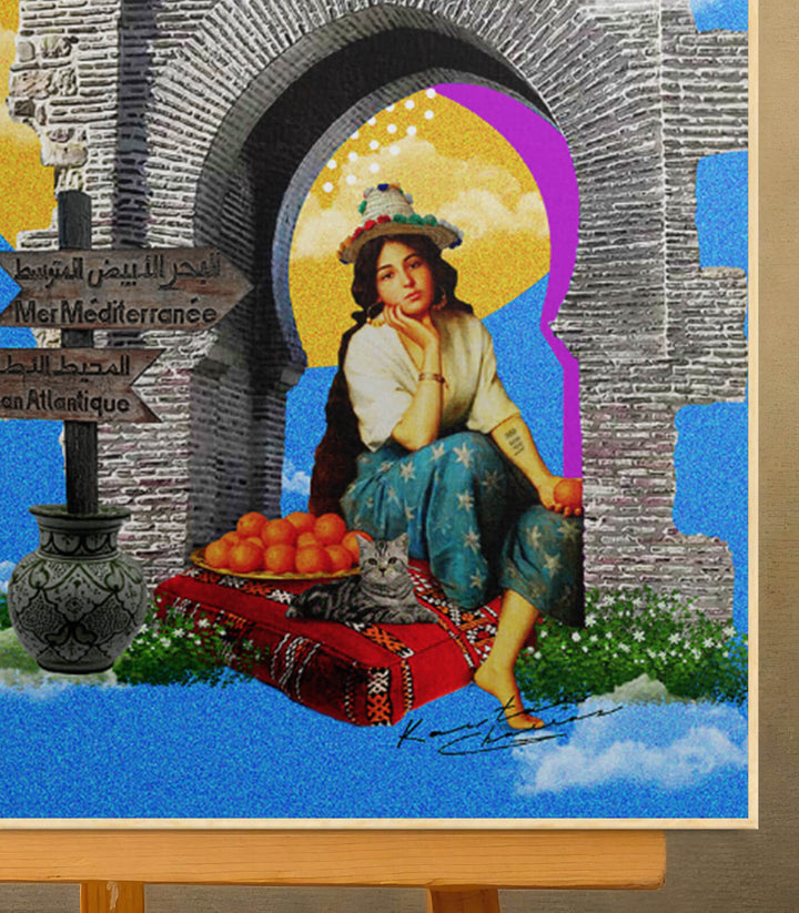 Bab Lbher- signé par l'artiste Kawtar BRZ. – Massinart