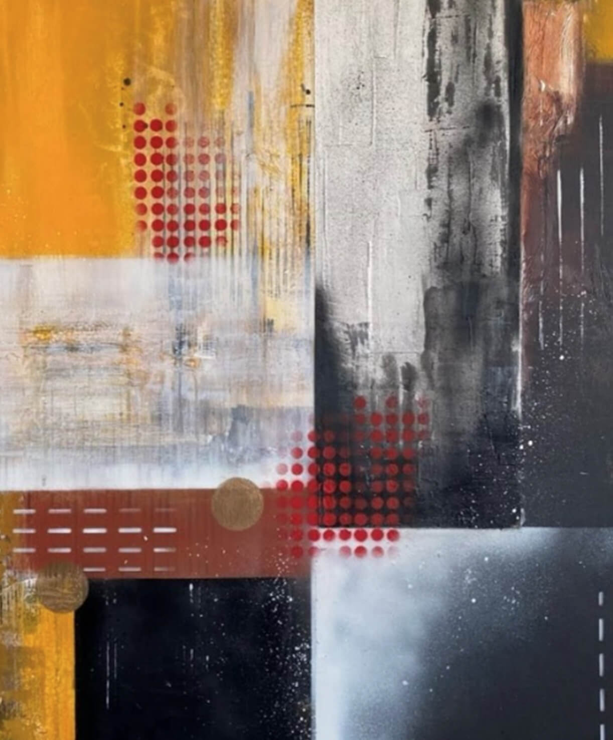 Yellow Legend - signé par l'artiste Maryam GSS.