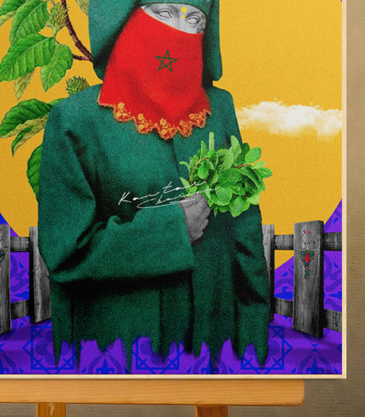 Marocchina - signé par l'artiste Kawtar BRZ. – Massinart