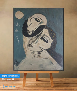 Soothing Moon - signé par l'artiste Oudrhiri S.H