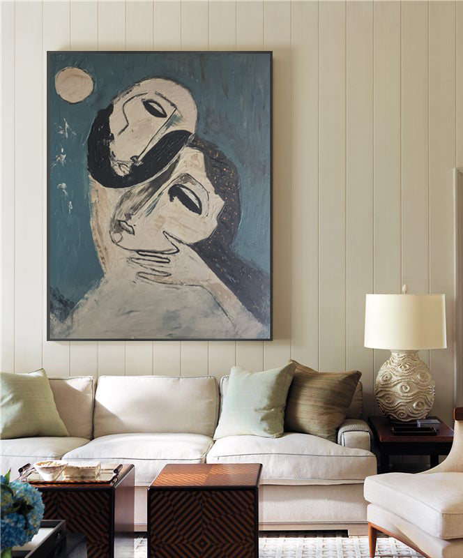 Soothing Moon - signé par l'artiste Oudrhiri S.H – Massinart
