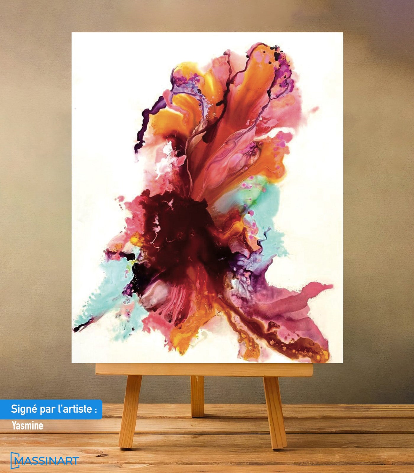 Terriblement féminin - signé par l'artiste Yasmine BNN.