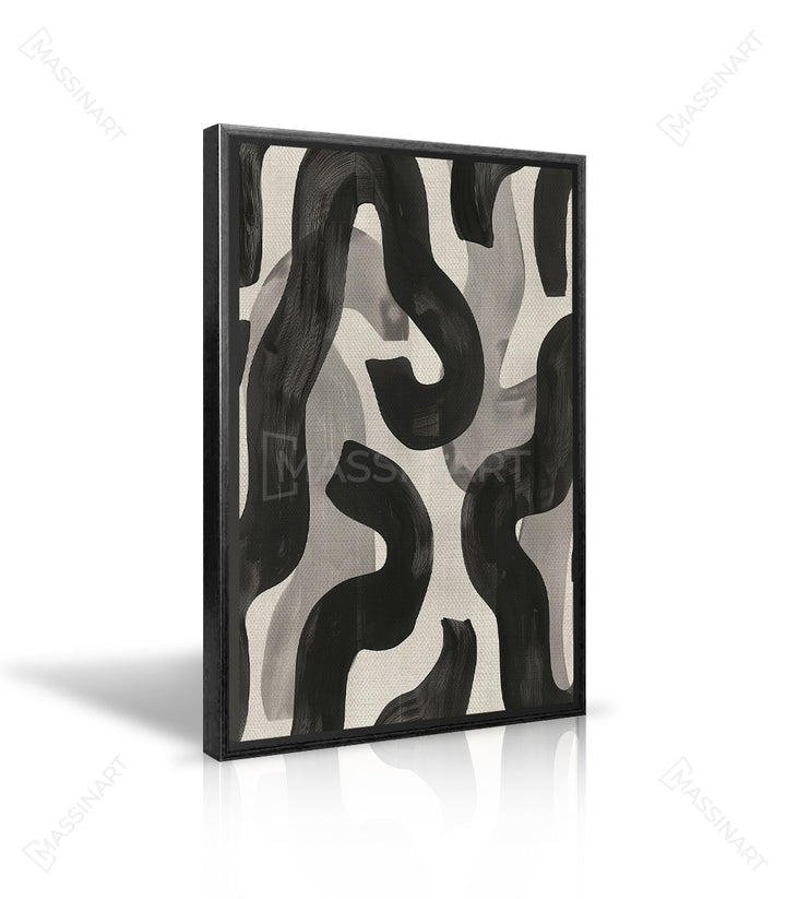 Tableaux abstrait salon moderne Massinart — Tableau Edge among interior styling elements