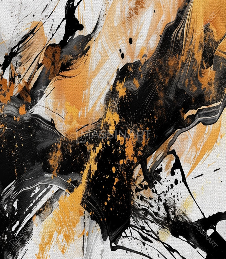 Tableau Impact perspective mur salon Massinart