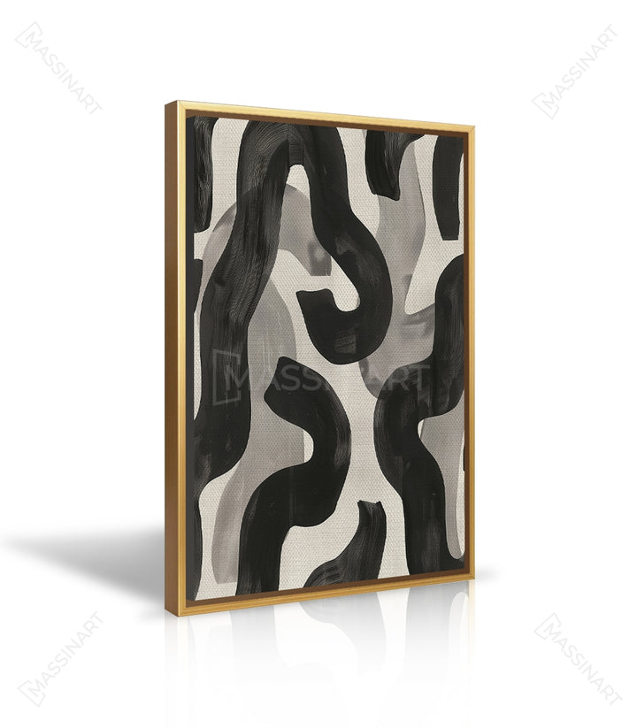 Design minimaliste wall art Massinart — Tableau Edge dans ambient modern living space