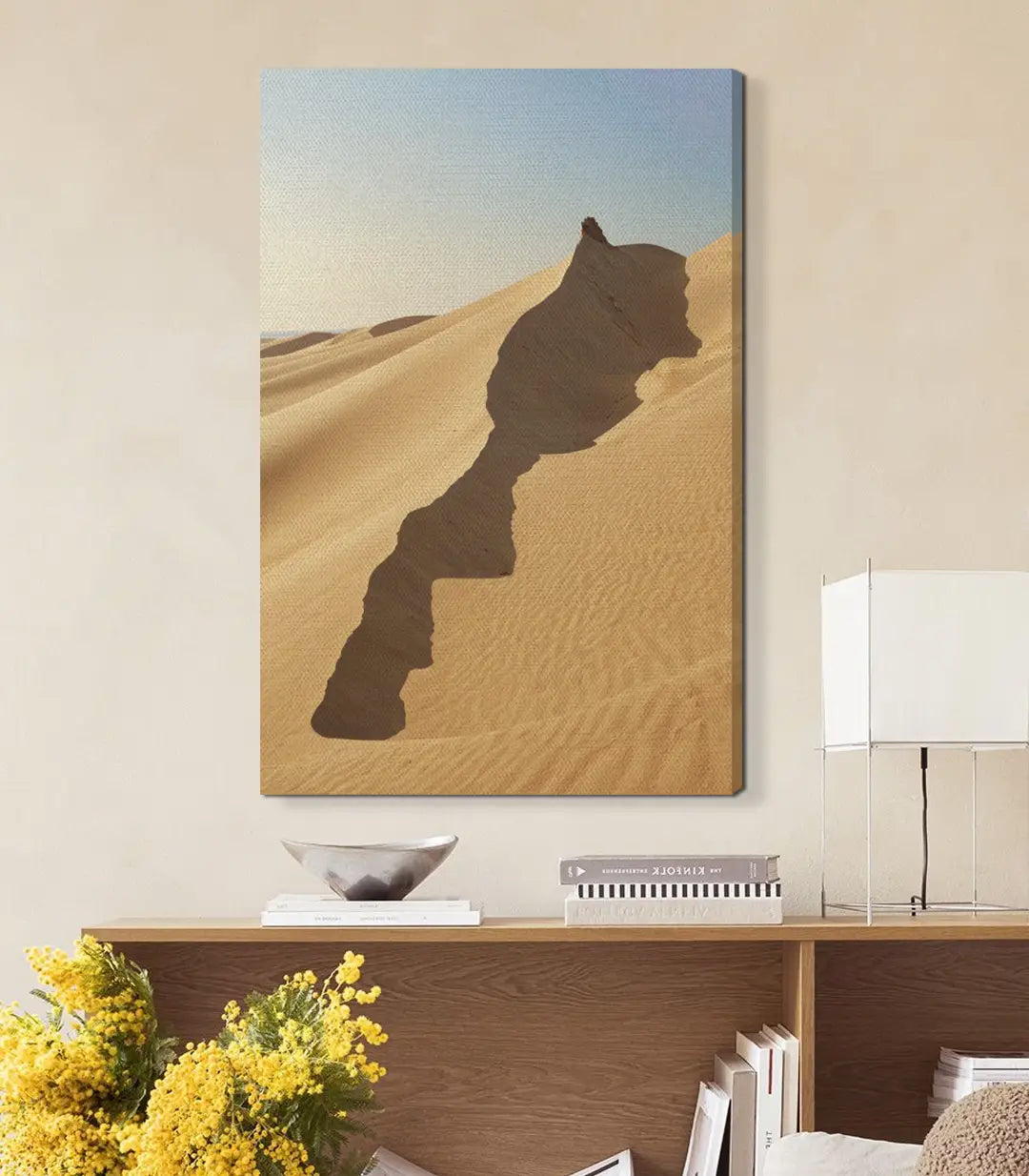 Tableau Desert Identity ambiance couloir hôtel Massinart