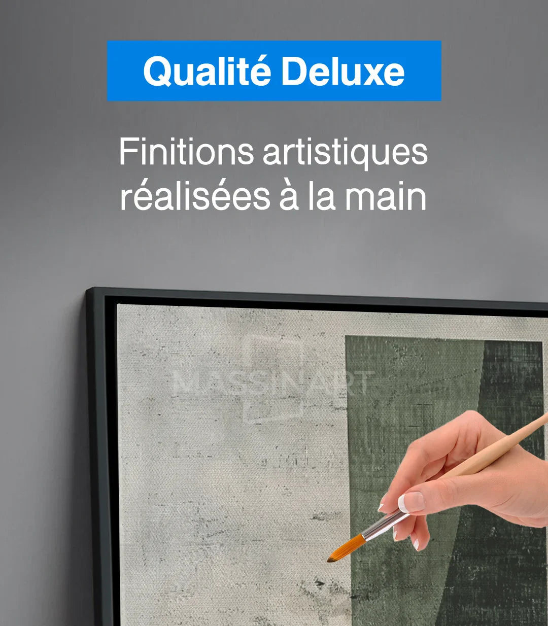 Tableau Green Forms ambiance hôtel design contemporain Massinart