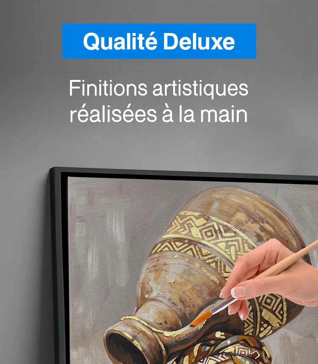 Tableau Jarre mise en situation chambre à coucher — Massinart