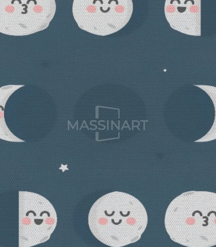 Tableau lune minimaliste Massinart — design épuré chambre enfant Mr Wonderful