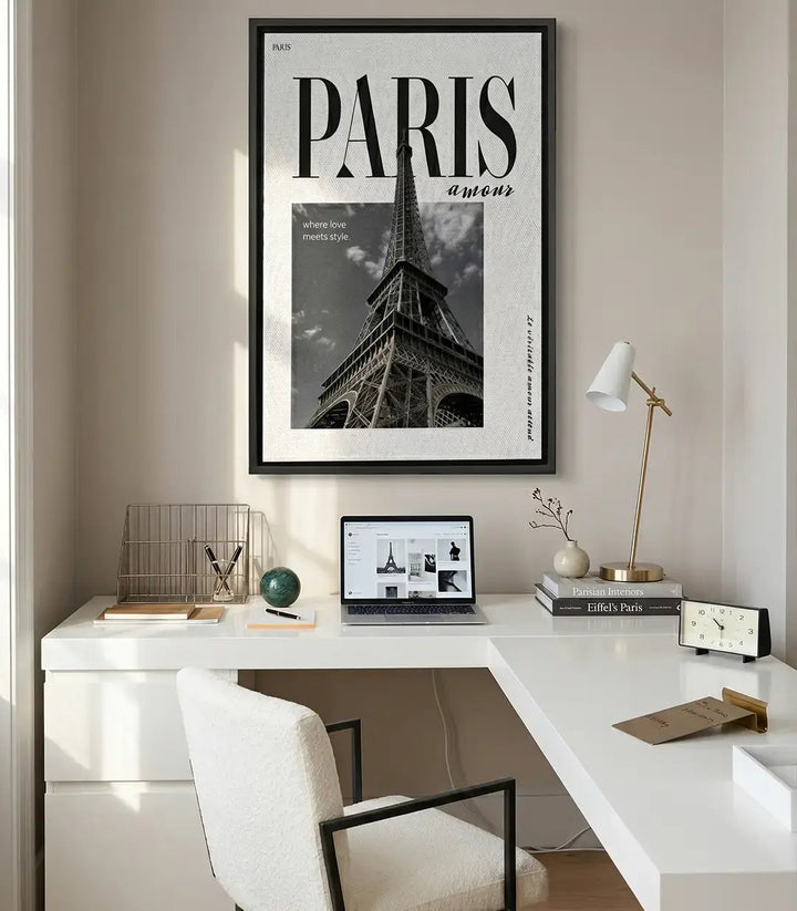 Tableau Paris Amour couloir, contemporain — Massinart