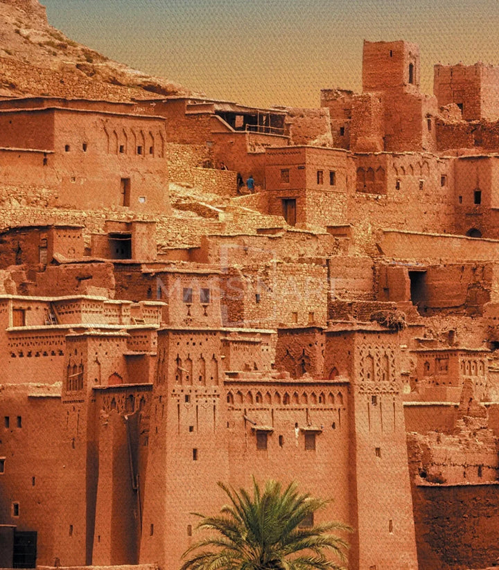 Tableau photo-art Aït Benhaddou kasbah Massinart