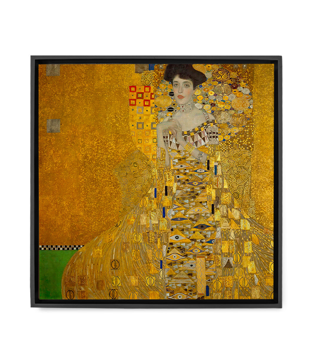 Tableau Portrait of Adele Bloch-Bauer I — femme élégante fond doré Massinart