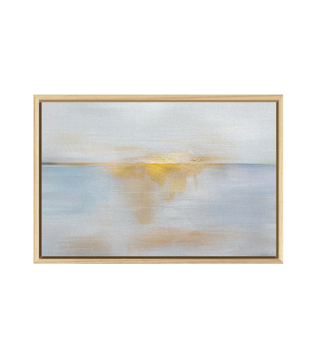 Tableau Sea Sunrise Massinart — emballage livraison prêt à accrocher