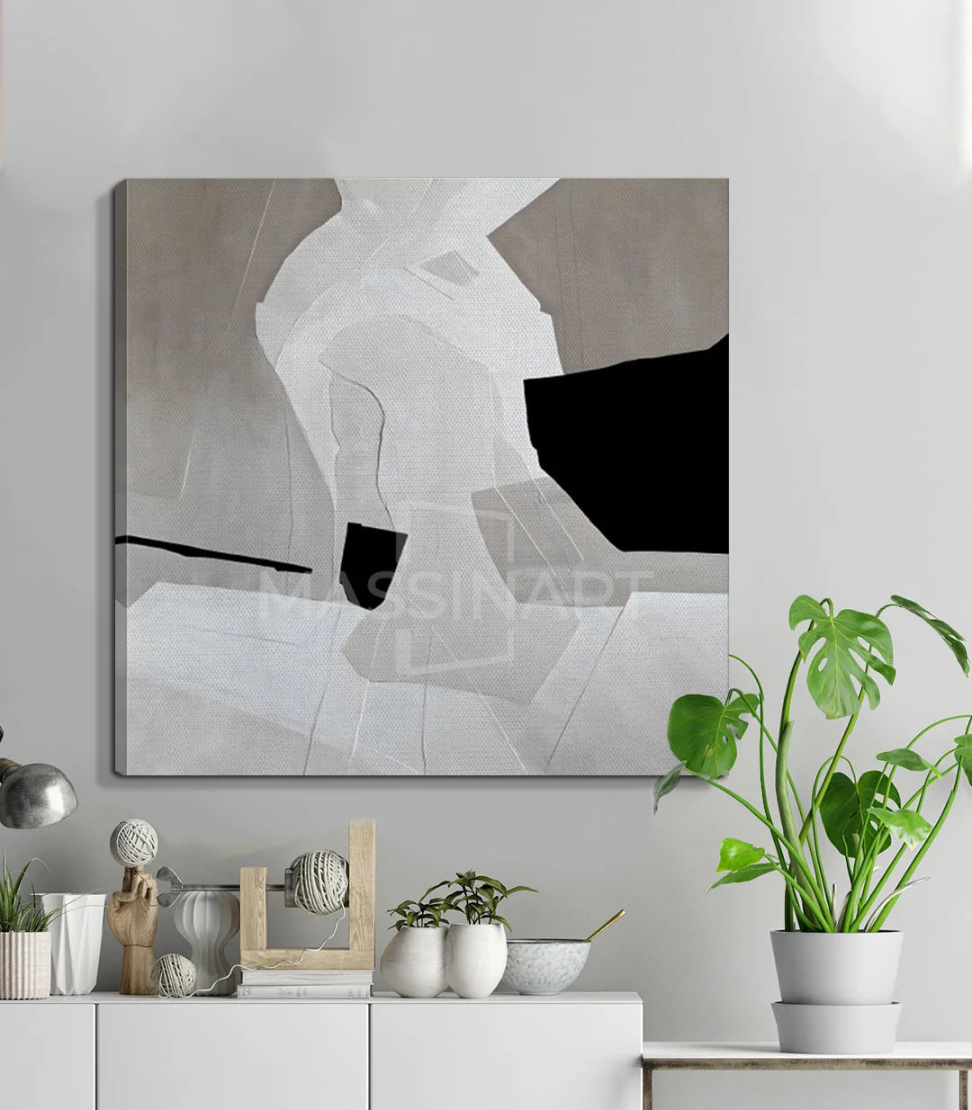 Tableau Shadow Drift variante couleur décoration chambre à coucher — Massinart