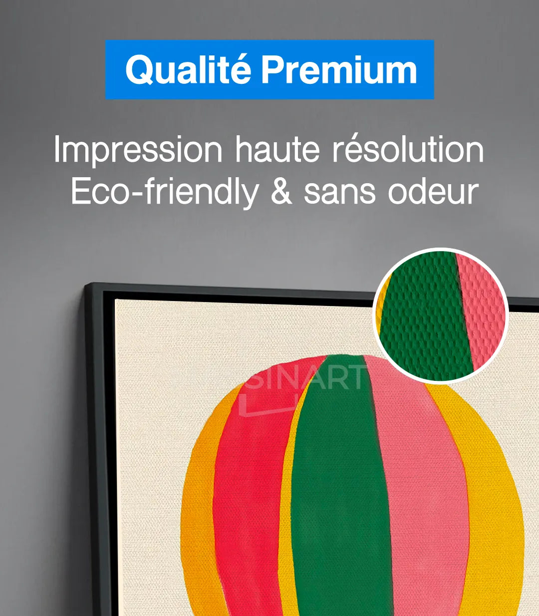 Tableau Skate and Soar diptyque Massinart — mise en situation salon moderne