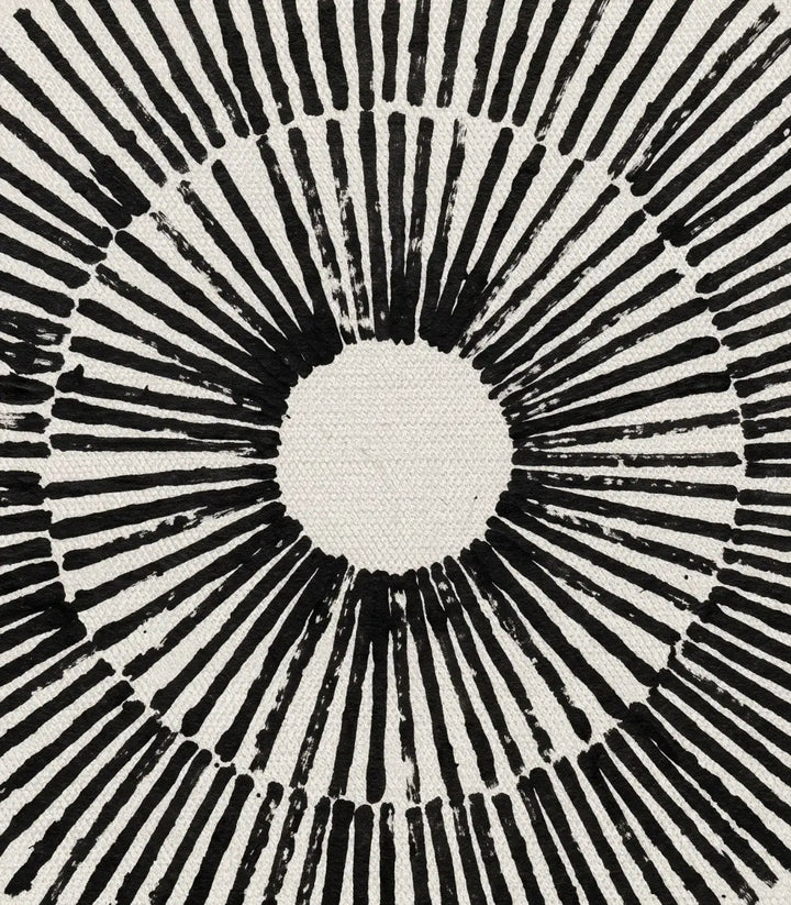 Tableau Slashed and Dotted mise en situation chambre à coucher — Massinart