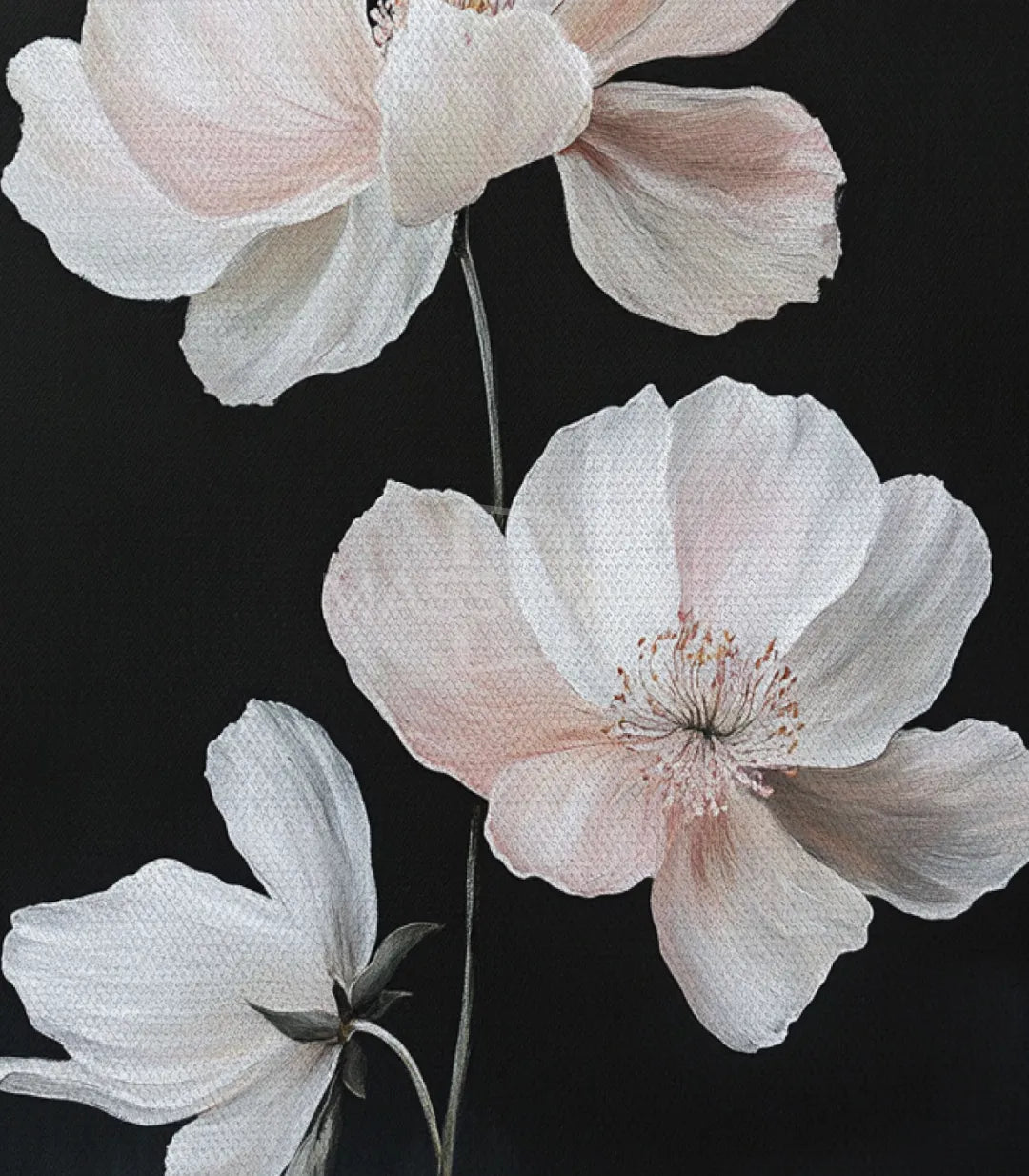 Tableau Soft Petals floral décoration murale Massinart