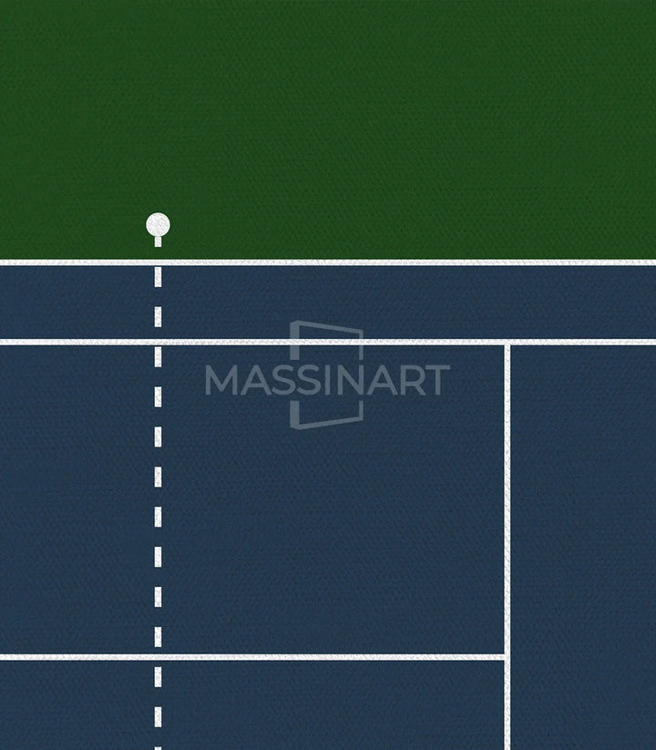 Tableau sports fields minimaliste ensemble quadriptyque Massinart