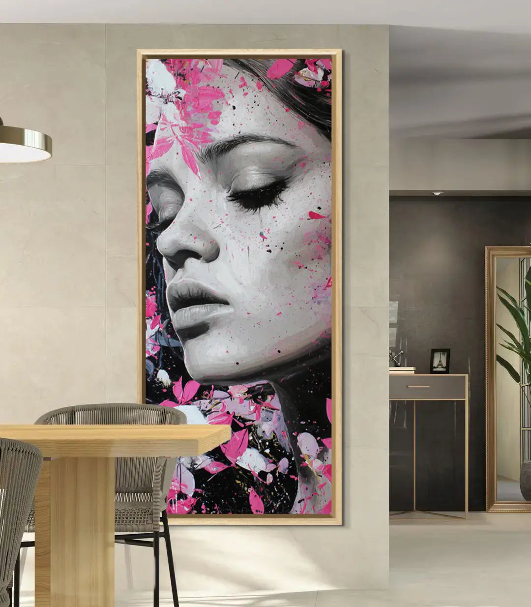 Tableau The Bloom Within mis en situation décoration intérieur Massinart