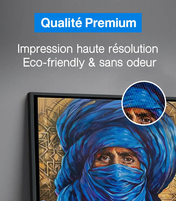 Tableau Tuareg mise en situation hotel et airbnb — Massinart