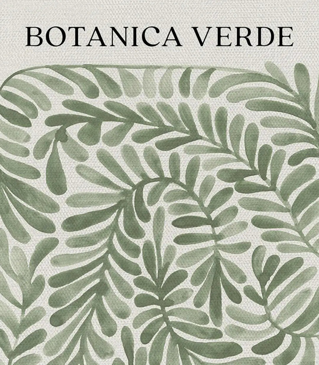 Tableau vase fleurs botanique vert sauge Massinart décoration intérieur