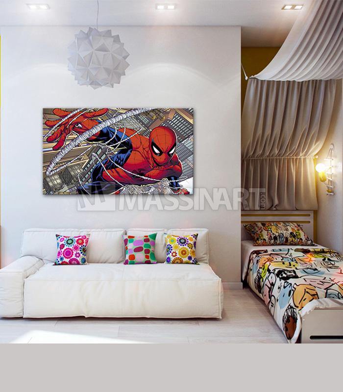 Spiderman  - Tableau décoratif moderne - Massinart.ma  décoration murale au Maroc