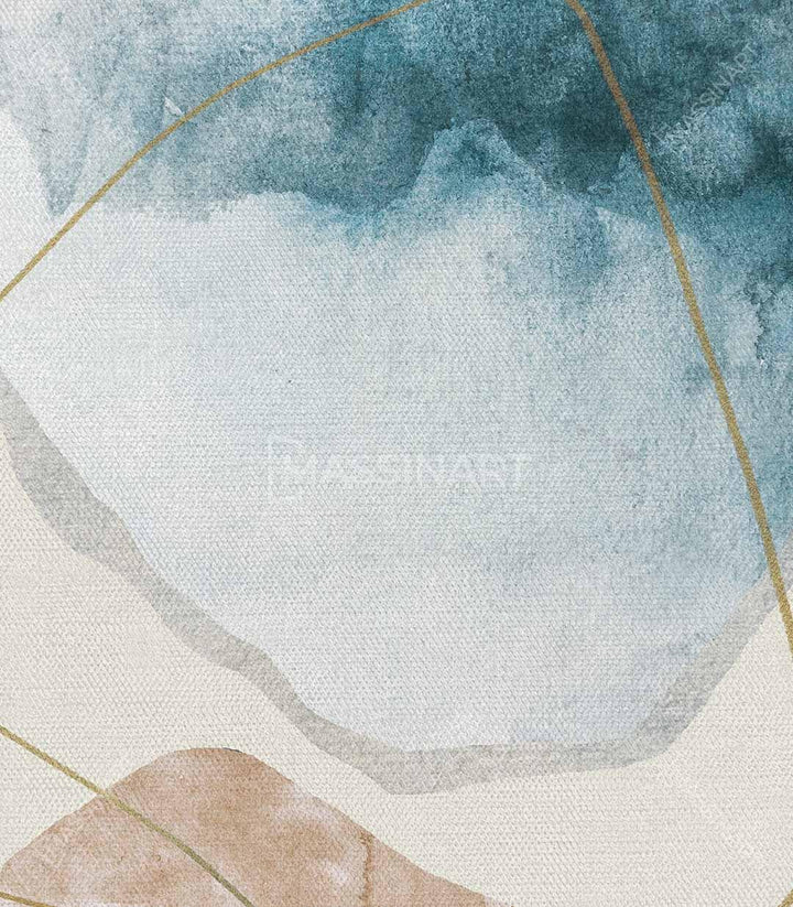Tableau Waves Massinart — emballage livraison prêt à accrocher