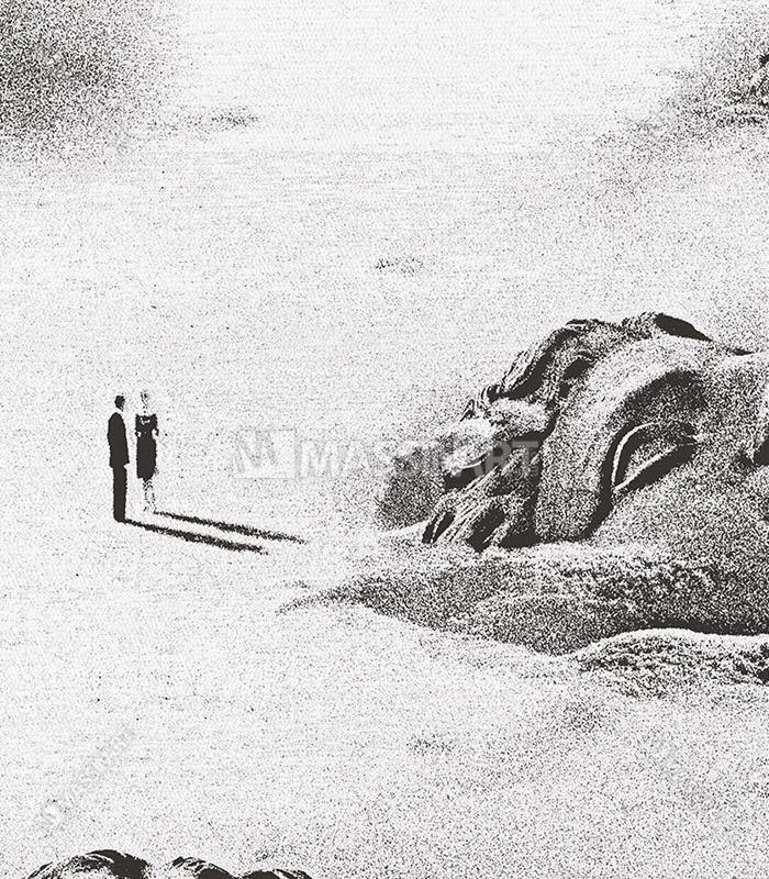 Tableau Ozymandias Massinart — emballage livraison prêt à accrocher