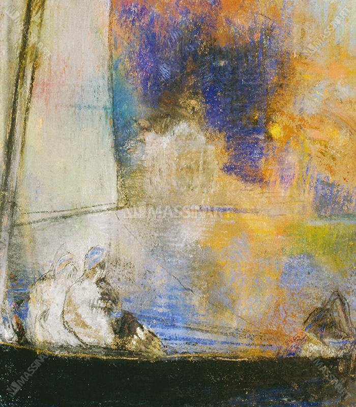 Tableau Sailing Boat Massinart — emballage livraison prêt à accrocher