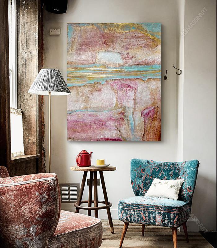 Tableau Pastel - Tableau décoratif moderne - Massinart.ma  décoration murale au Maroc