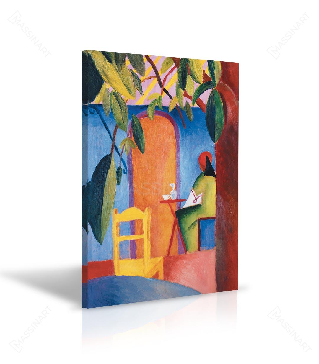 Café Turc II 1914 - August Macke - Décoration murale - Massinart.ma  décoration murale au Maroc