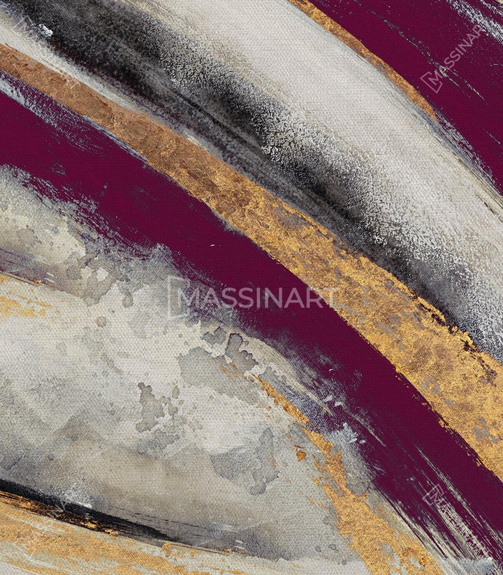 Tableau Gilded Massinart — emballage livraison prêt à accrocher