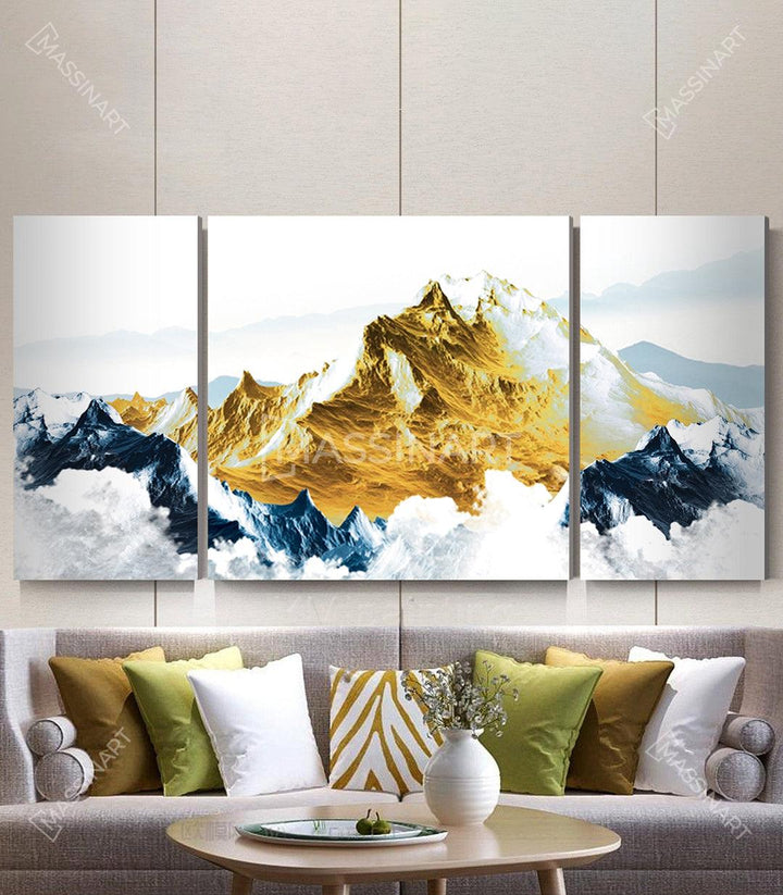 Tableau décoratif Mountain abstract - Tableau Design moderne - Massinart.ma  décoration murale au Maroc