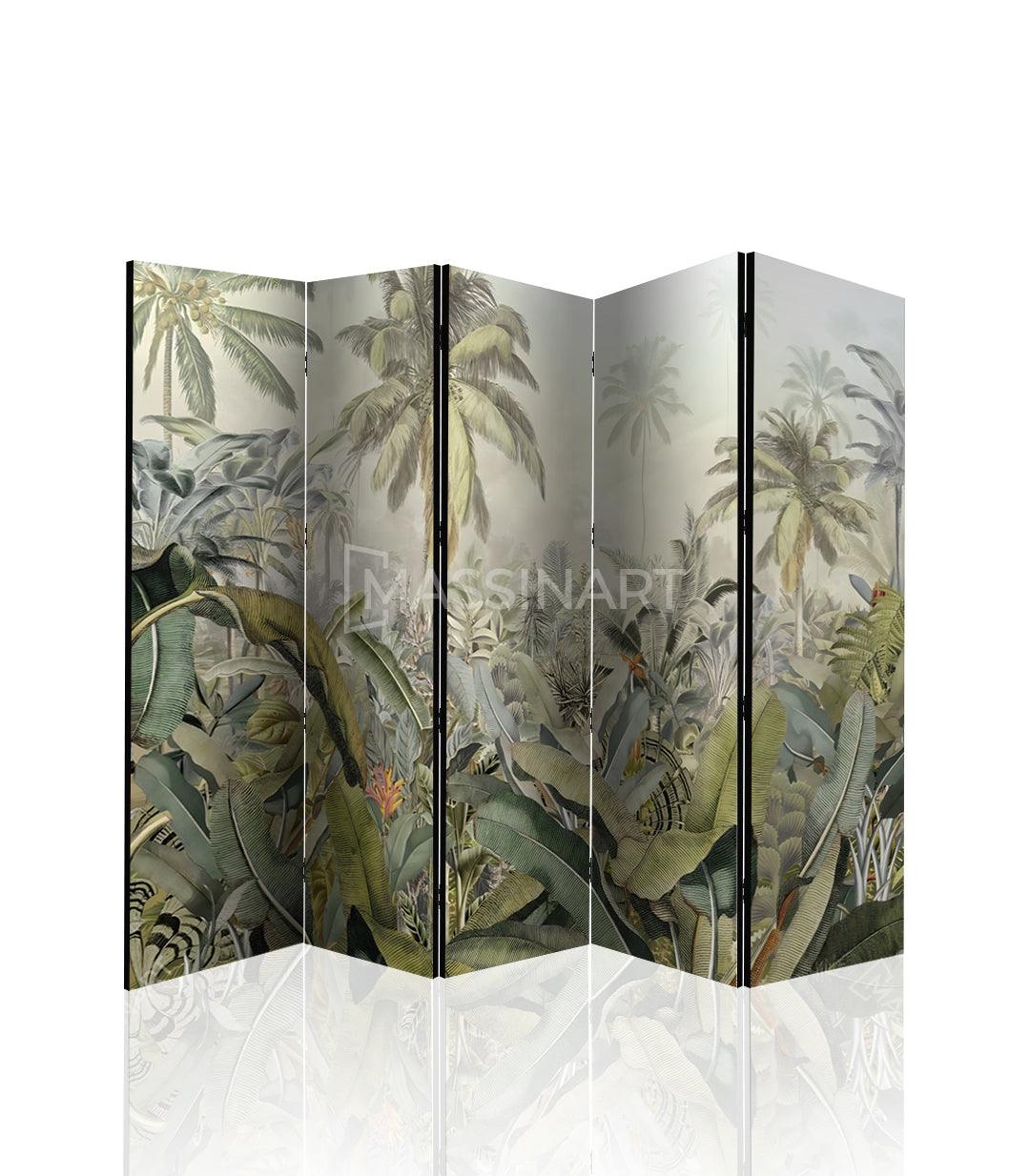 Paravent Lush Oasis- Séparation d'espace - Style botanique - Massinart.ma  décoration murale au Maroc