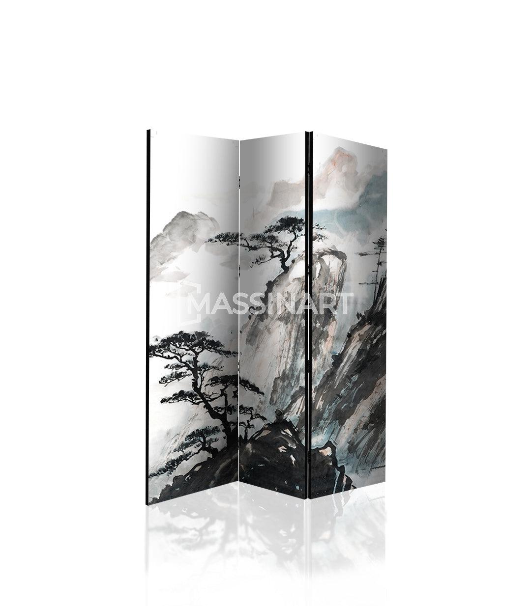 Paravent Trees on mountain- Design artistique moderne - Massinart.ma  décoration murale au Maroc