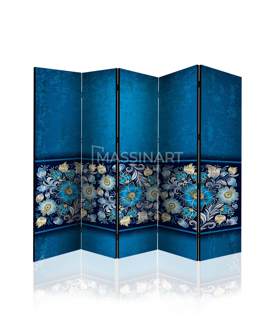 Paravent Blue Mosaic - Désign moderne - Massinart.ma  décoration murale au Maroc